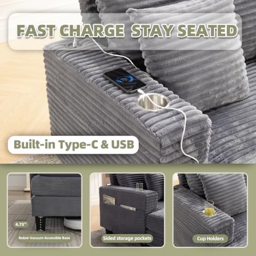 64" Comfy Oversized Lounge Chair Indoor - Image 3