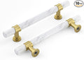 Rergy Cabinet Handles Marble Drawer Pulls and Knobs, T-Bar Hardware by Rergy