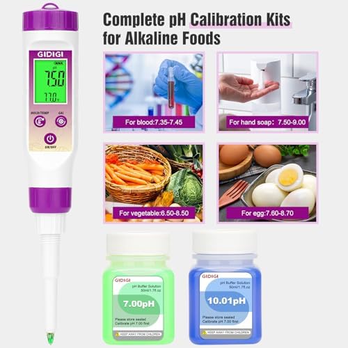pH Meter for Food Fermentation, Spear pH Probe for Canning Salsa - Image 4