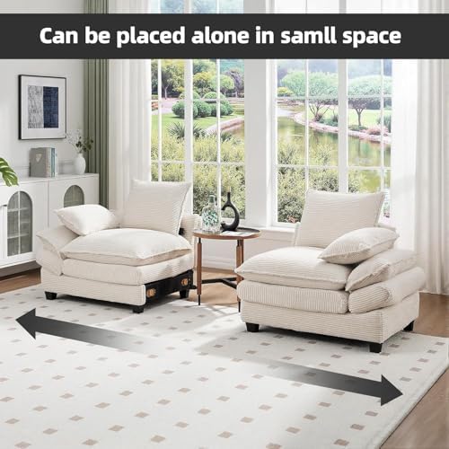 Opiesit 83" Loveseat Couch, Modern 2-Seat Sofa - Image 3