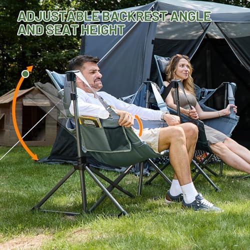 TIMBER RIDGE Hammock Camping Chair, Oversized Swinging Chair, 400lbs Load - Image 5