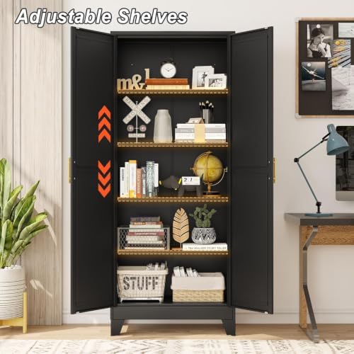 winiowa Metal Pantry Cabinet - Image 6