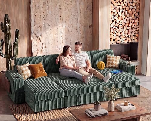 WEUP 108" Modular Sectional Sleeper Sofa by Unknown
