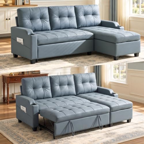 VINGLI L-Shaped Sectional Sleeper Sofa by VINGLI