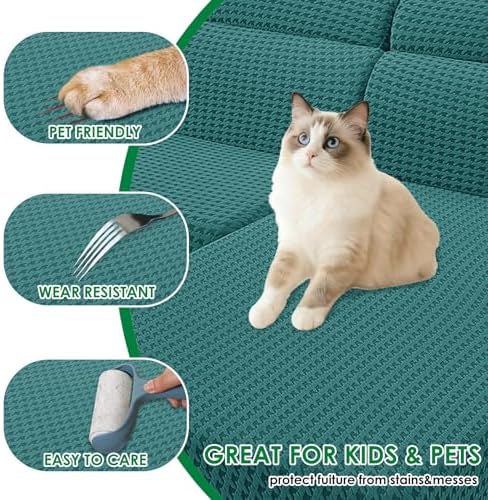 MAXIJIN Couch Cushion Covers for Sectional Sofa, Stretch Sofa Cushion Cover - Image 4