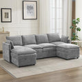 105" Cloud Modular 4 Seater Sofa by Abbrevi