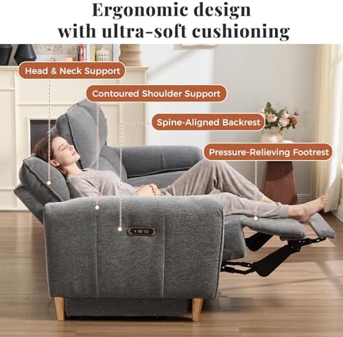ANJ Loveseat Left Recliner - Image 7