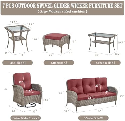 Belord Wicker Outdoor Furniture Set - Image 2