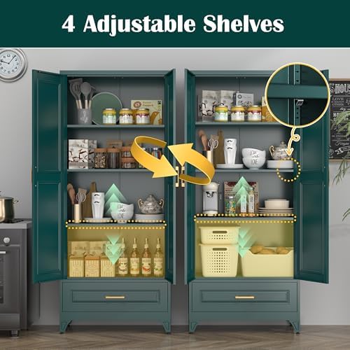 SteeLoong 75" Metal Storage Cabinet - Image 4