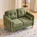 VINGLI 47" Green 2 Seater Chenille Sofa by VINGLI