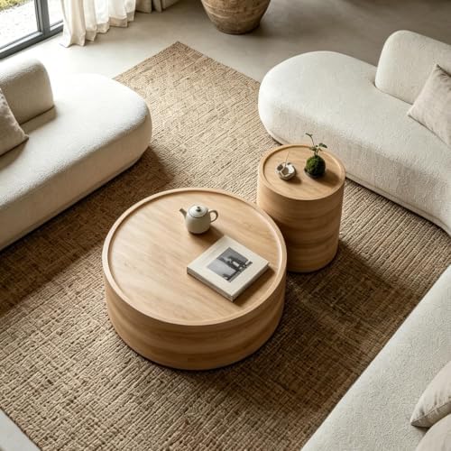 WILLIAMSPACE 15.74" Round End Table - Image 7