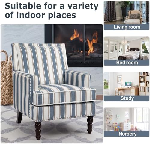 Accent Chair, Comfy Cozy Modern Mid-Century Accent Chairs - Image 5