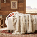 Luxury Plush Faux Fur Throw Blanket by HORIMOTEHOME