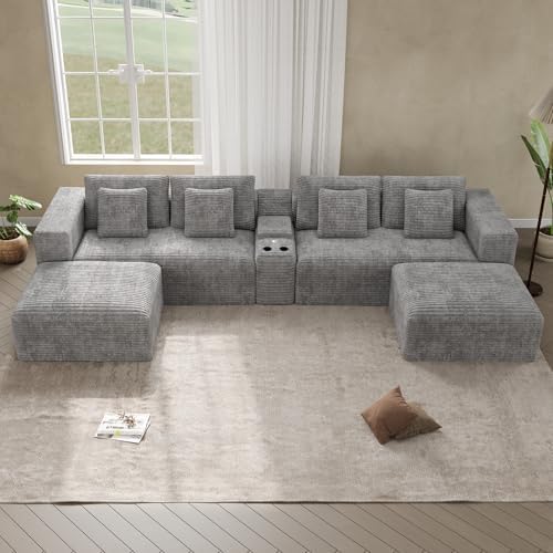 ONEMMLION 151" Oversized Cloud Sectional Couch - Image 5