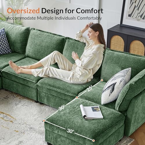 HULALA HOME Modular Sectional Sofa - Image 4