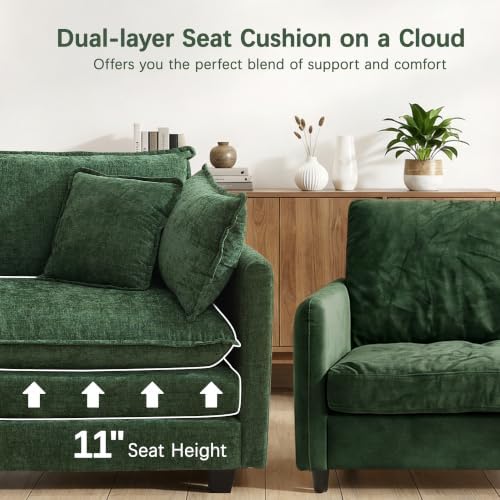 Modular Sectional Sofa 102" Oversized Cloud Couch - Image 3