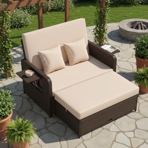 Tangkula Patio Rattan Daybed - Image 3