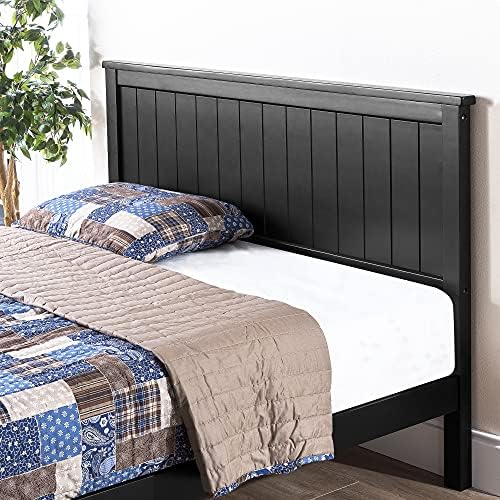 Zinus Santiago Wood Platform Bed Frame, Wood Slat Support, No Box Spring Needed - Image 2