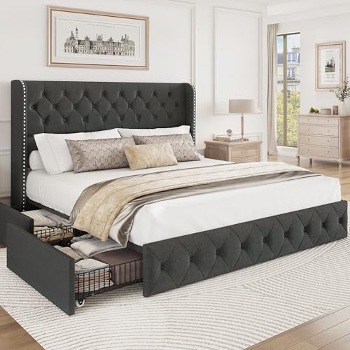 BRELTAM King Size Bed Frame by Breltam