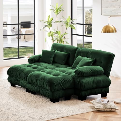 Modular Sectional Sofa for Living Room, 94.4" U-Shaped Comfy Couch - Image 3