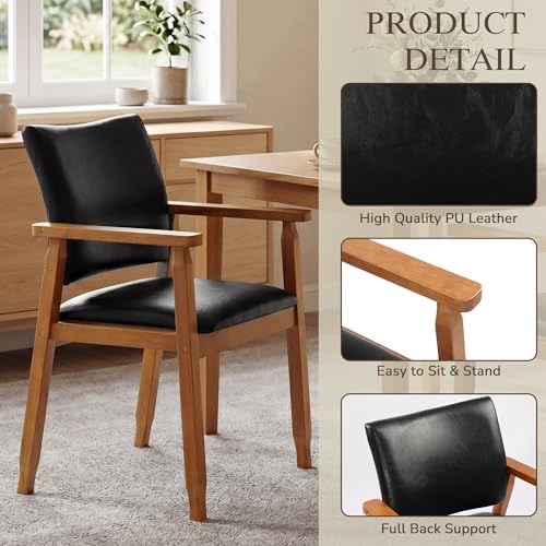 GOTMINSI PU Leather Dining Chair - Image 5