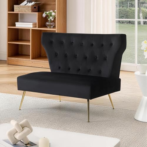 40’’ Velvet Modern Armless Loveseat by PerfectFurnitureforPerfectLife