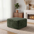 28” Boneless Couch Ottoman Modular Sectional Corduroy Cloud Sofa Foot Rest by ICCEQUEEFURNITURE