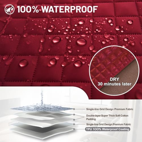 Waterproof Sectional Reclining Couch Covers L Shaped Recliner Sectional Sofa - Image 5