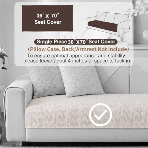 Soft Waterproof Chenille Cover Washable, Non Slip Sectional Sofa Covers - Image 2