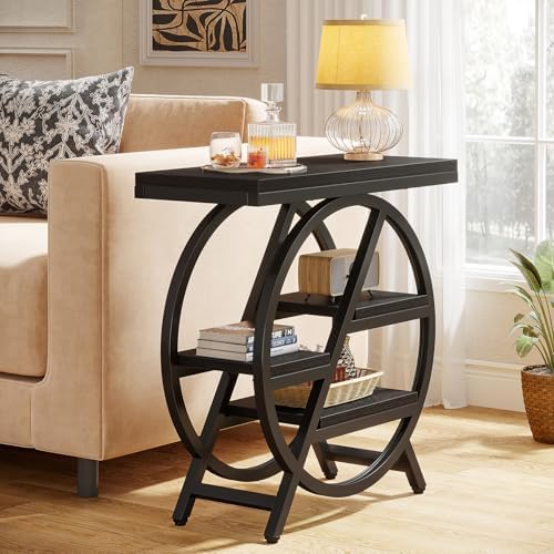 Tribesigns End Table for Living Room, 3-Tier Narrow Side Table - Image 3