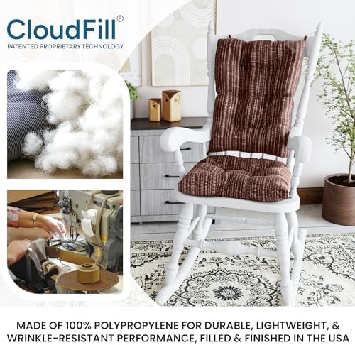 Klear Vu The Gripper Non-Slip Rocking Chair Cushion Set - Image 5