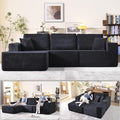 108" Modular Sectional Sofa, Boneless Cloud Couch by WHGBJA