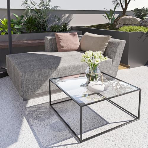Glass Coffee Table Modern Center Table, Minimalist Coffee Table Sofa Side Tea - Image 6