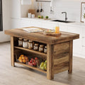 LITTLE TREE 55 Inches Kitchen Island by LITTLETREE