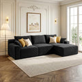 Homkdom 98" L Shaped Boneless Sectional Couches by ElevateYourHome%EF%BC%8CEnhanceEver