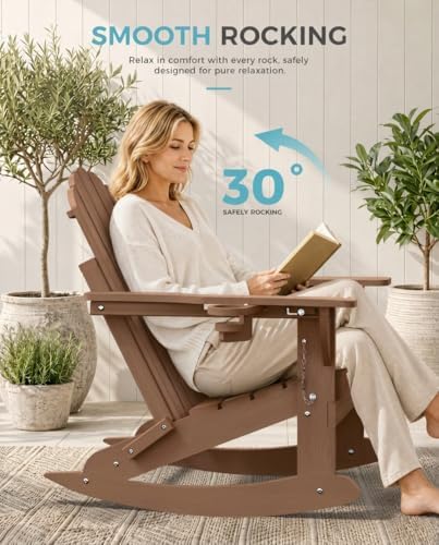 Ciokea Rocking Adirondack Chairs Set of 2 - Image 5
