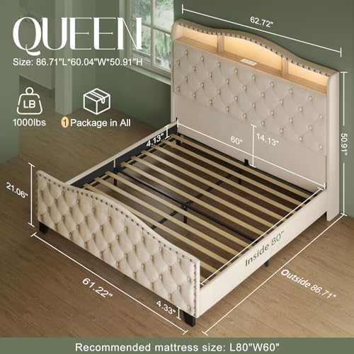 Belffin Platform Bed Frame - Image 2