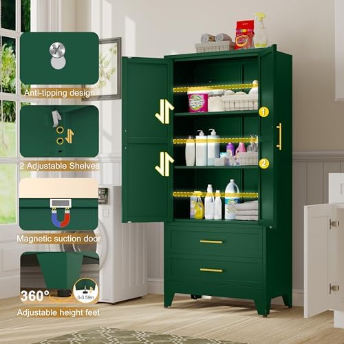 GAIOUS Steel Pantry Cabinet - Image 5