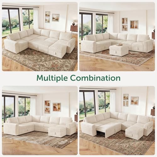 HONBAY Modular Sectional Sleeper Sofa - Image 5