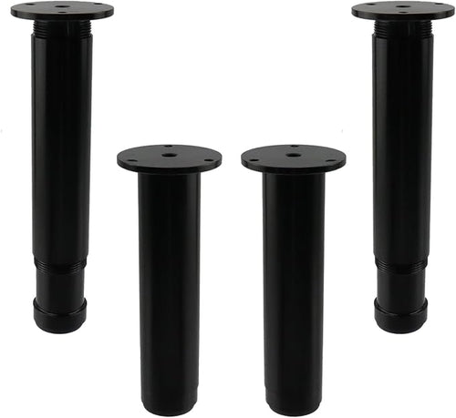 4 PCS Metal Adjustable Furniture Sofa Legs, Heavy Duty Bed Frame Center Slat by UTALIND