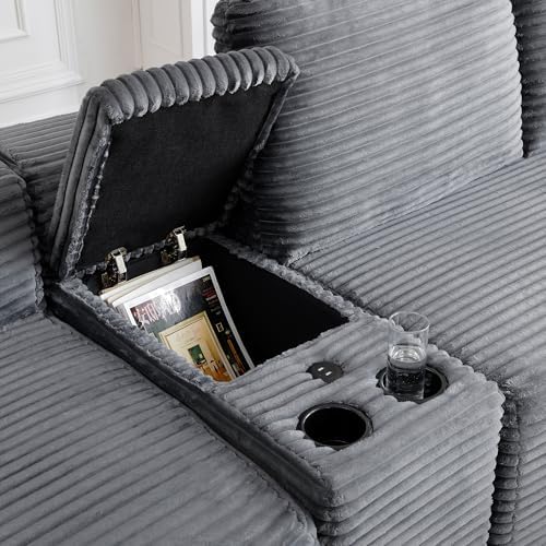 ivoros 125 Inch Modular Sectional Sofa Couch, Oversized Modern Cloud Couch - Image 4