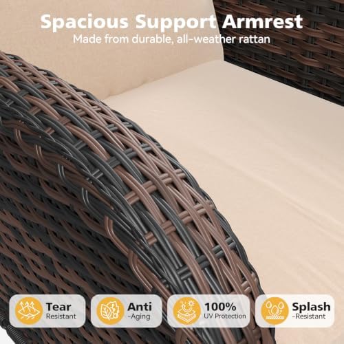 Aoxun 10 Piece Outdoor Patio Furniture Set - Image 5