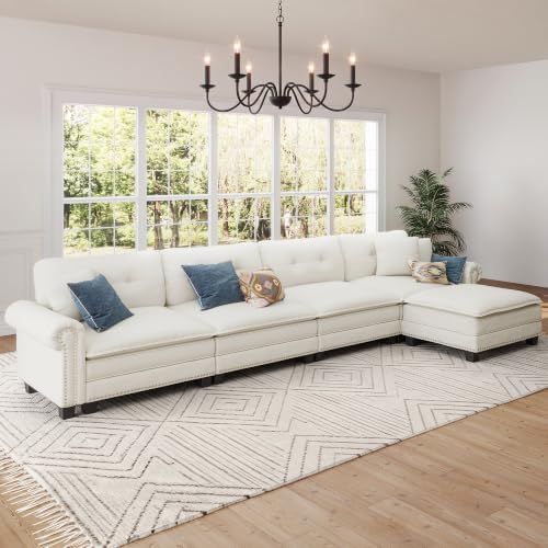 SUNSHINE VALLEY 150" Oversized Modular Sectional Couch L Shaped Living Room by SUNSHINEVALLEY