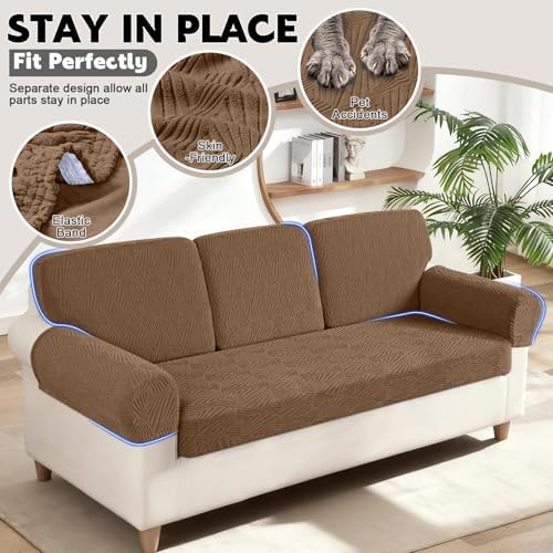 VANSOFY Stretch Couch Cushion Covers - Image 4