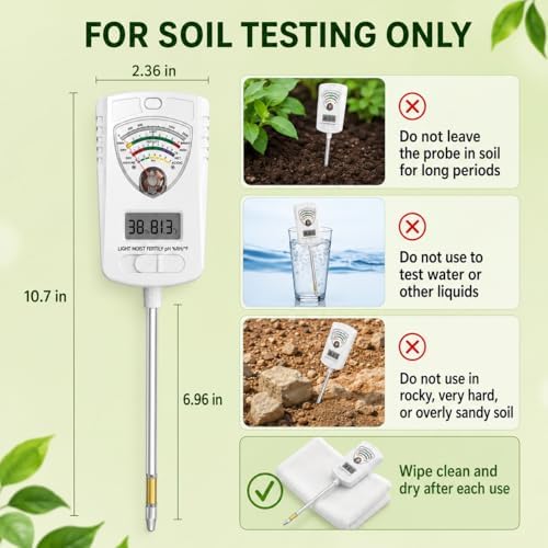 2026 Soil Tester, 7-in-1 Soil Test Kit - Image 6