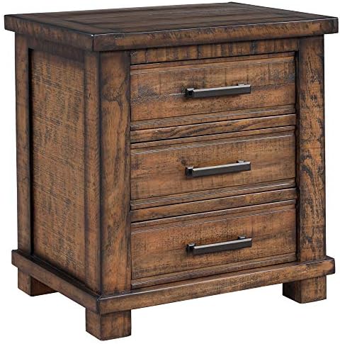 LUMISOL Solid Wood Nightstand - Image 4