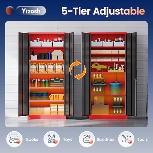 Yizosh Metal Storage Cabinet - Image 7