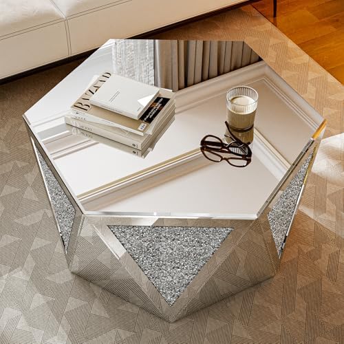 IKIFLY Mirrored Coffee Table by IKIFLYenjoyyourwonderfullife