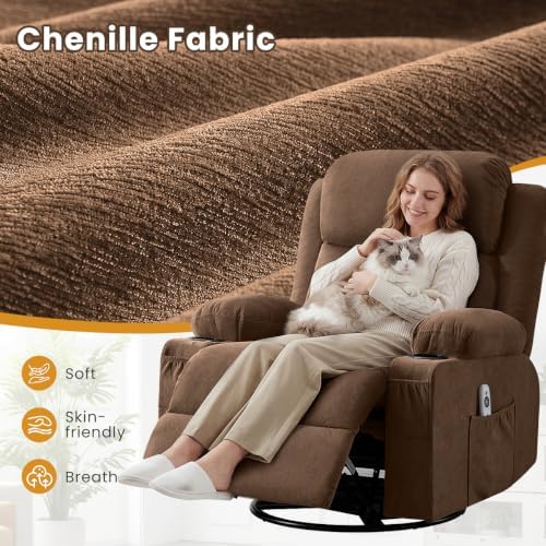 Swivel Rocker Recliner Chair - Image 5