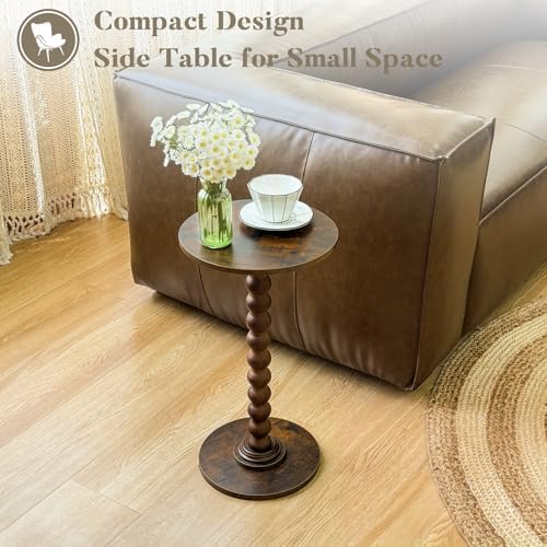 Fultyle Round Side Table, Small Drink Table - Image 5